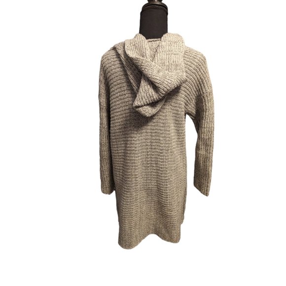 JJ Basics Grey Open Cardigan With Hood  Size: Small - Picture 2 of 8